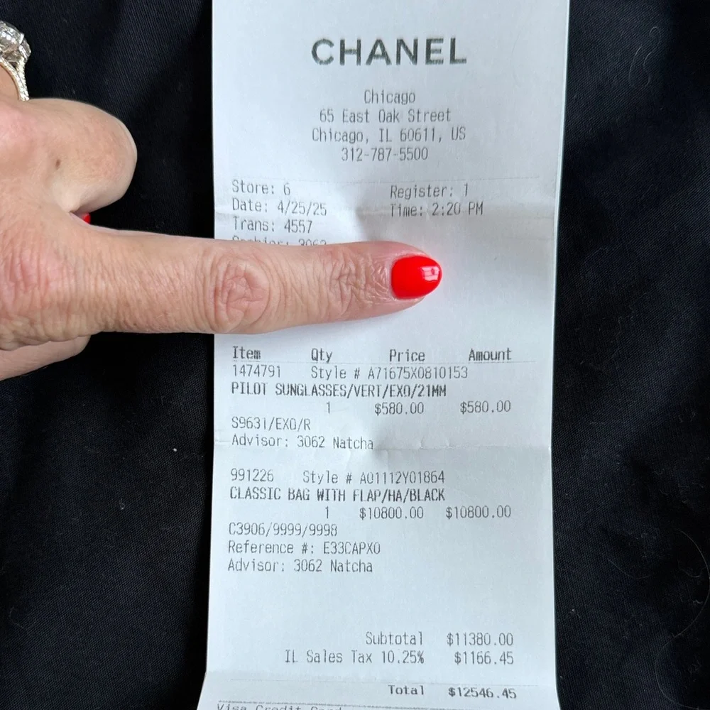 Chanel Classic Double Flap Medium Black Quilted Shoulder Bag with Gold Hardware - Picture 9 of 13